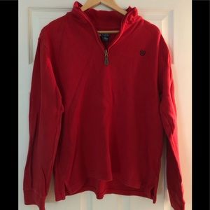 Men’s quarter zip 100% cotton sweater.